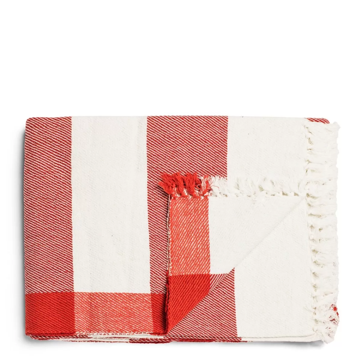 Abbey Stripe Blanket Fox Red>Daylesford Organic Sale