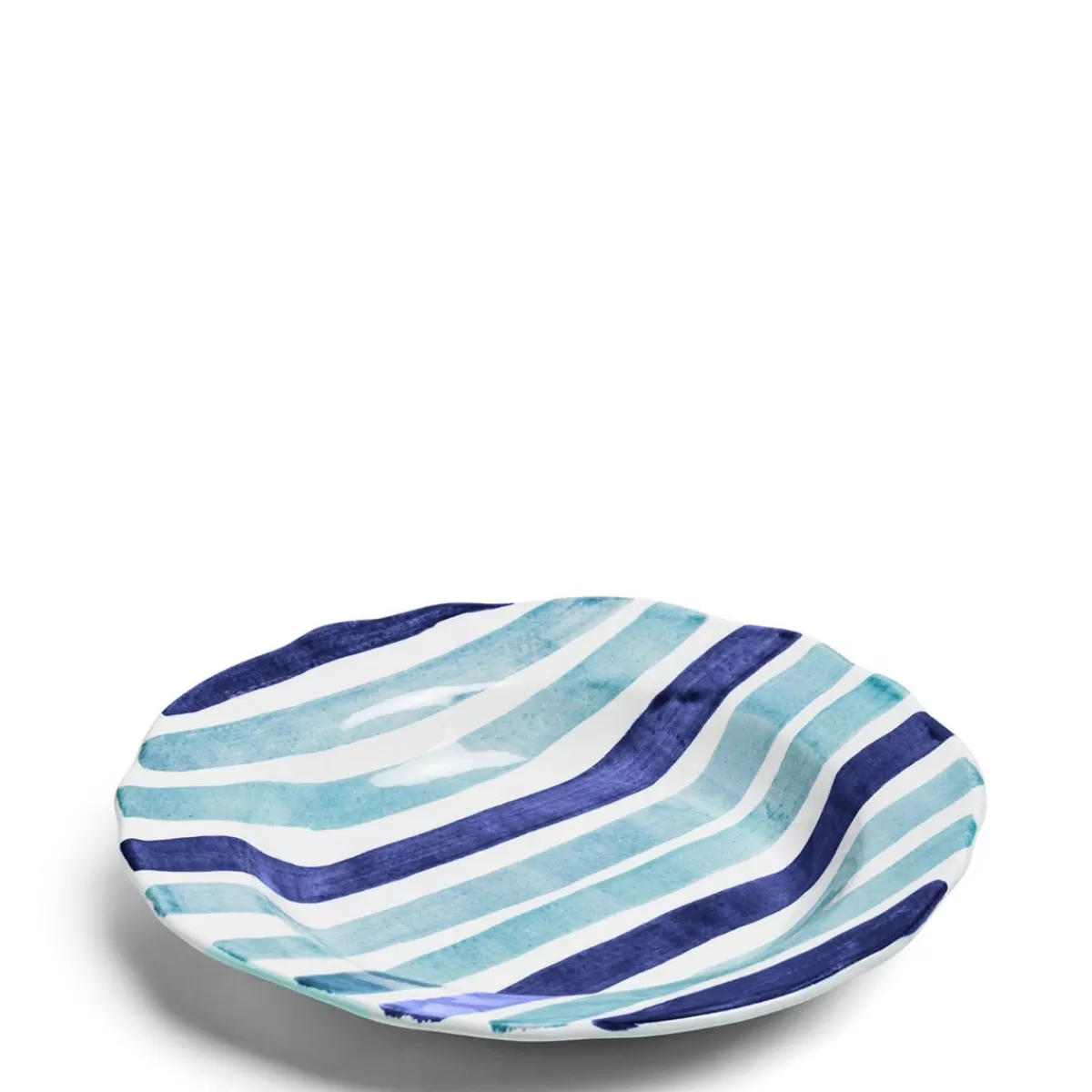 Circus Stripe Blue Large Bowl>Daylesford Organic Best Sale