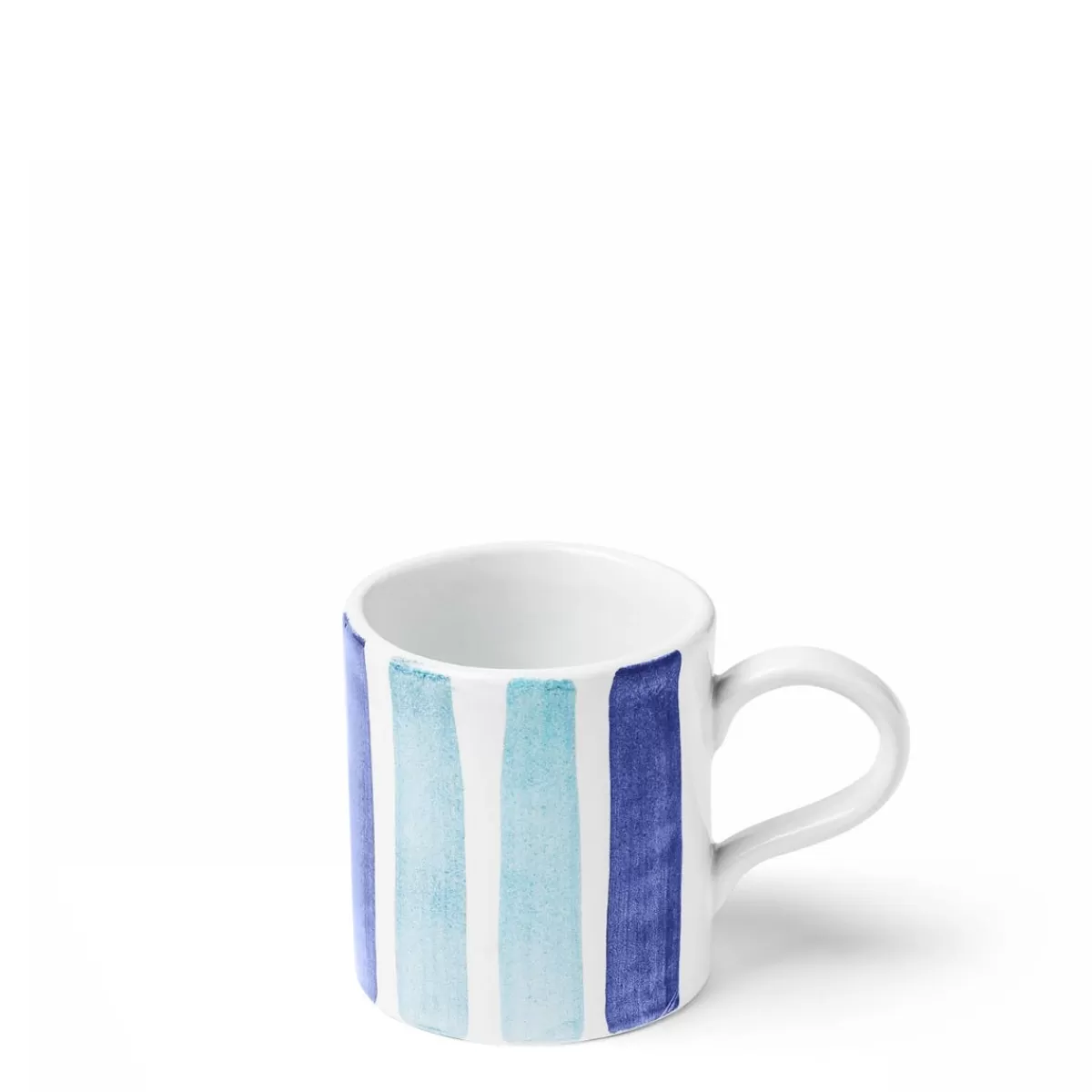 Circus Stripe Blue Mug>Daylesford Organic Hot