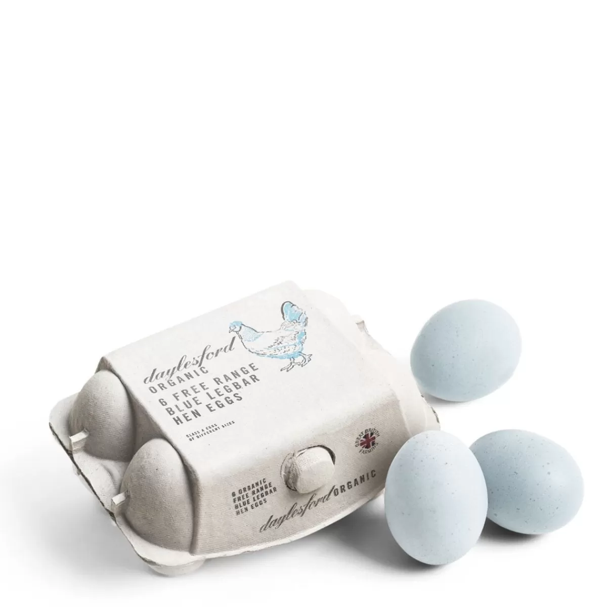 Cotswold Blue Legbar Eggs 6 Pack>Daylesford Organic Shop