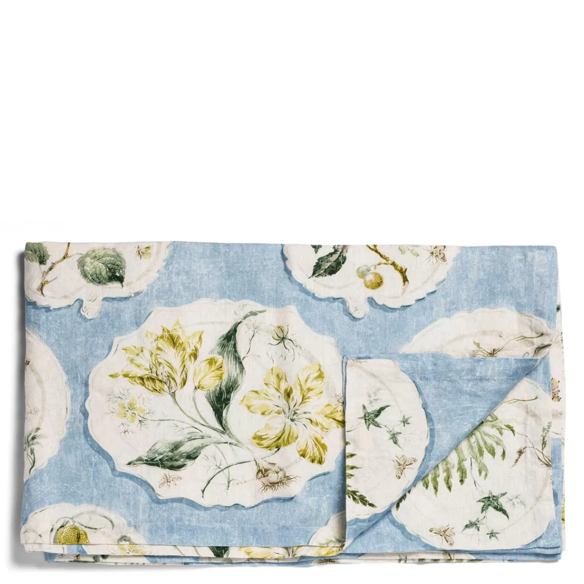 Daylesford X Colefax Quince Garden Tablecloth in Blue>Daylesford Organic Shop