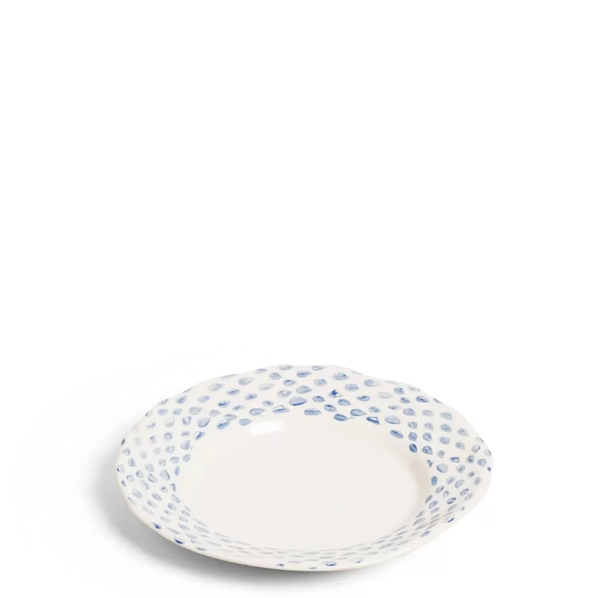 Dot Side Plate Blue>Daylesford Organic Sale