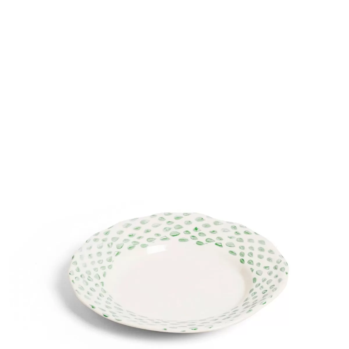 Dot Side Plate Green>Daylesford Organic Online