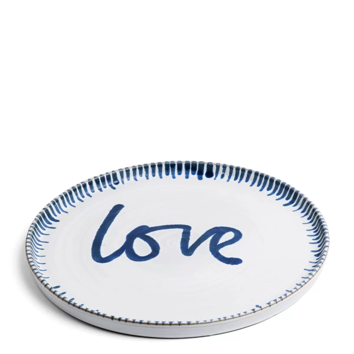 Galley Love Large Blue Plate>Daylesford Organic Shop