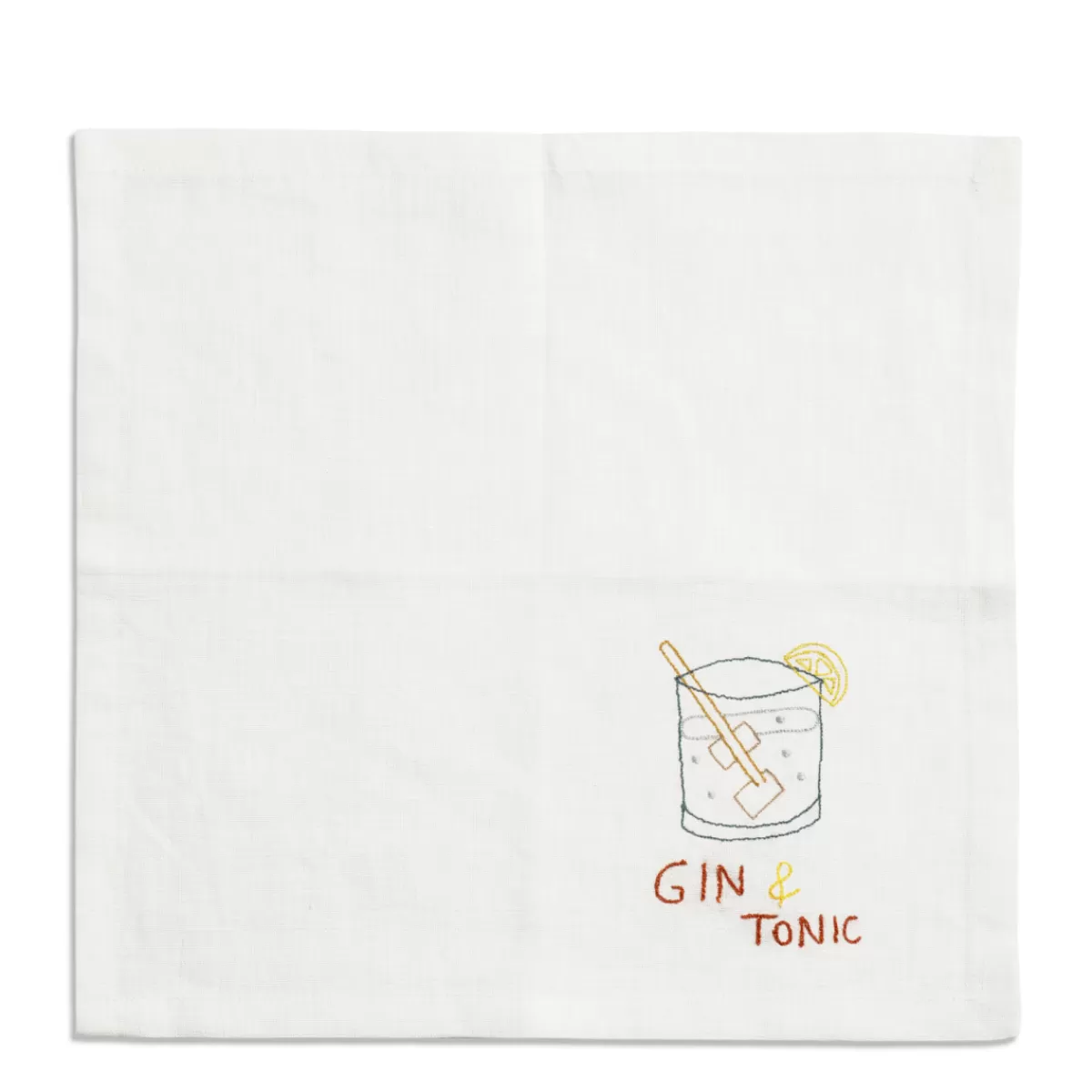 Gin & Tonic Cocktail Napkin>Daylesford Organic New