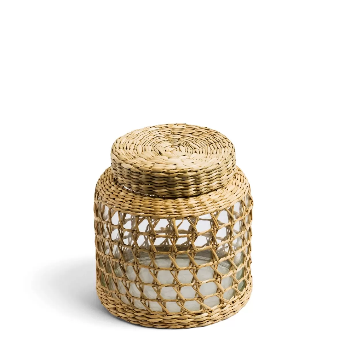 Glass Pot with Weave Medium>Daylesford Organic Best Sale