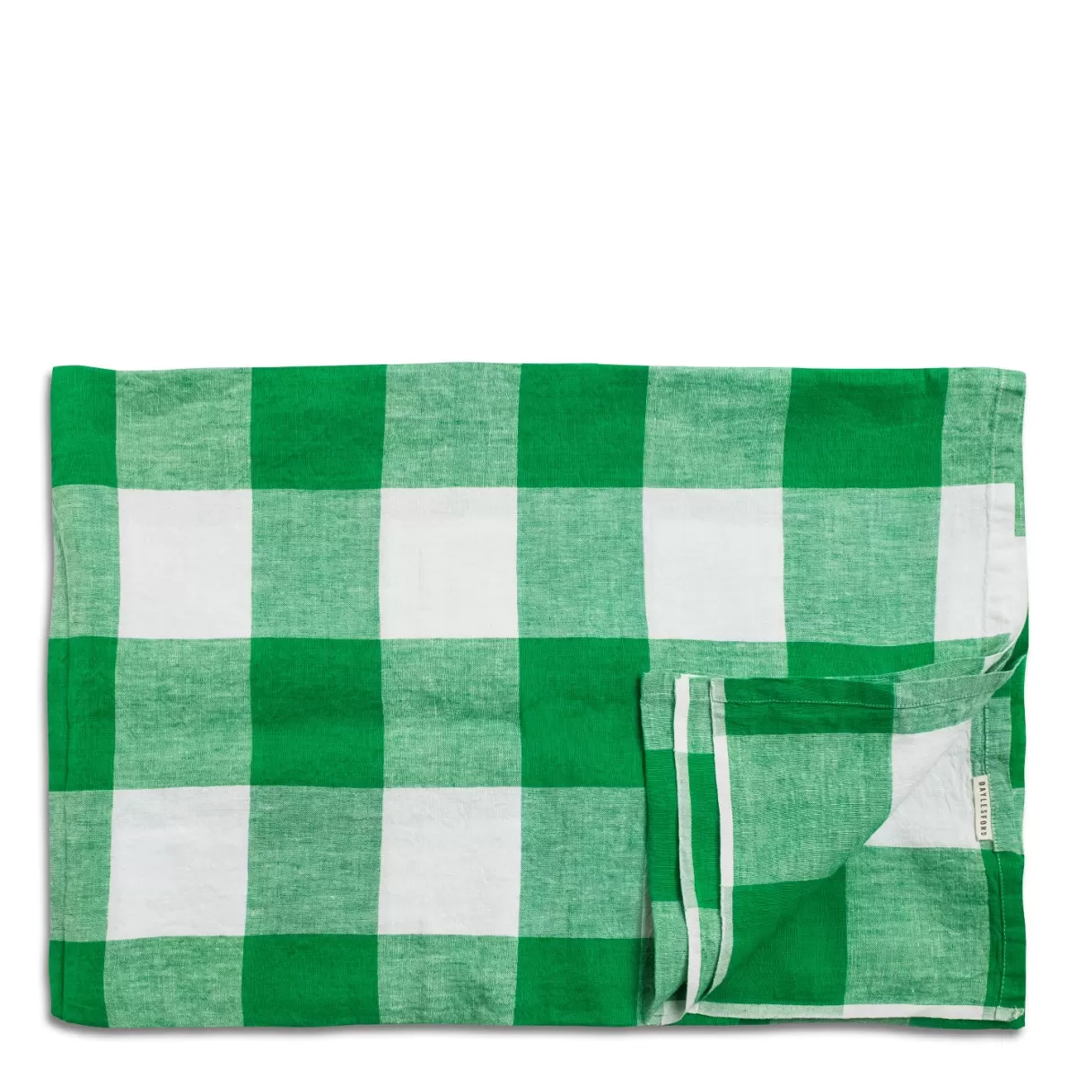 Green & White Check Tablecloth>Daylesford Organic Store