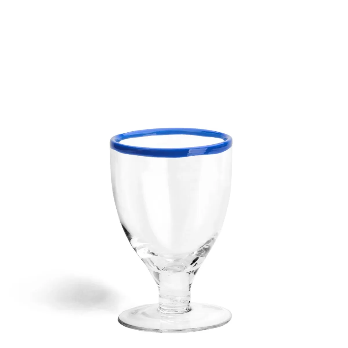 Idbury Wine Glass Blue Rim>Daylesford Organic Best Sale