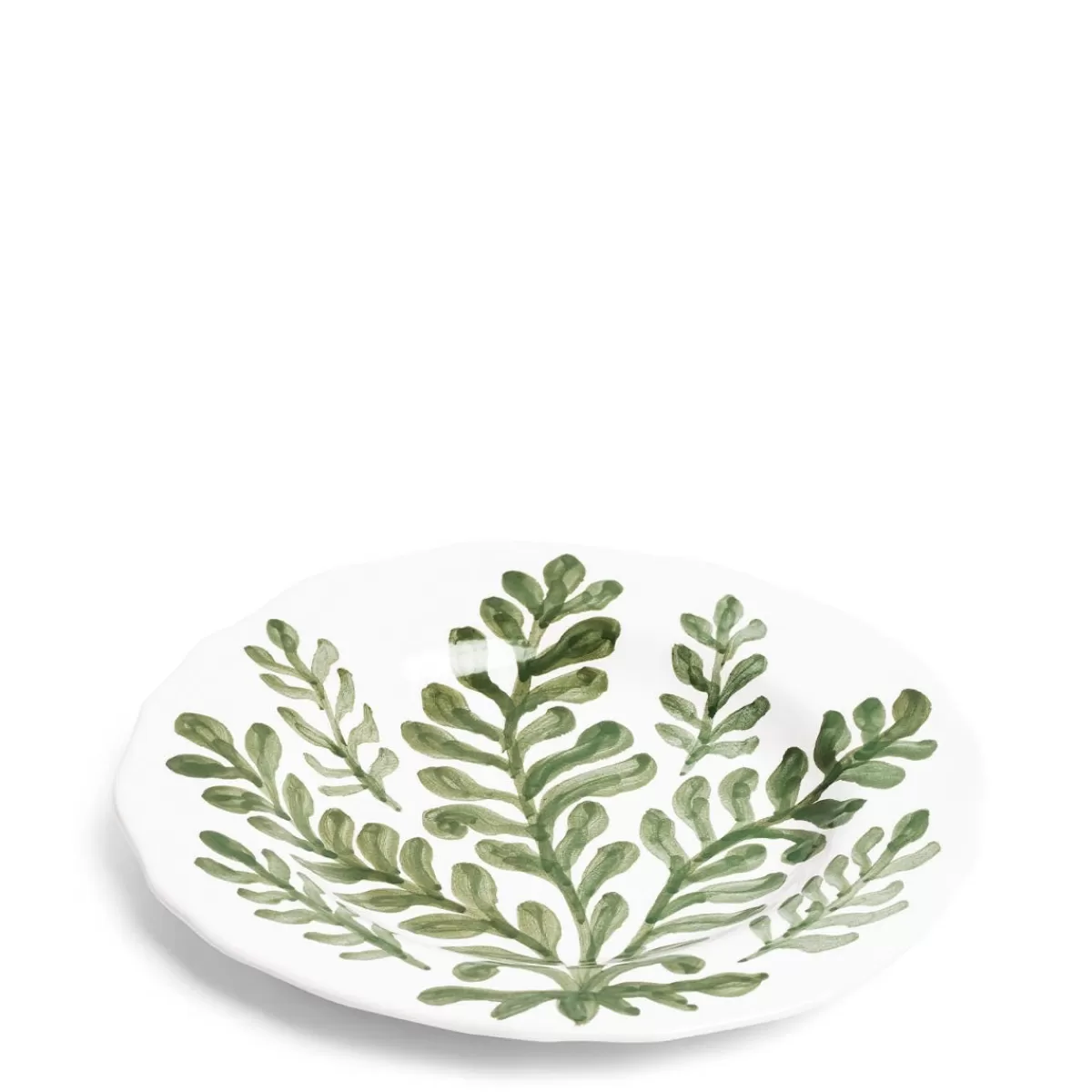 Leaf Dinner Plate Green>Daylesford Organic Fashion