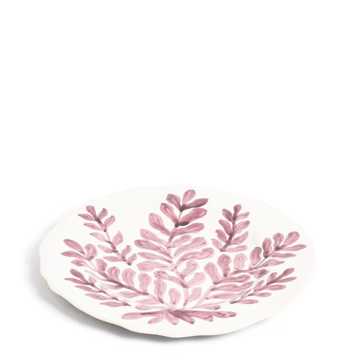 Leaf Dinner Plate Pink>Daylesford Organic Best Sale