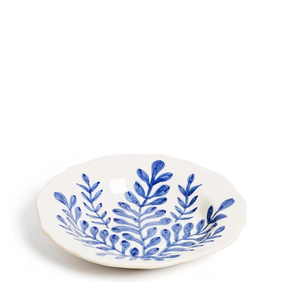 Leaf Shallow Bowl Blue>Daylesford Organic Sale