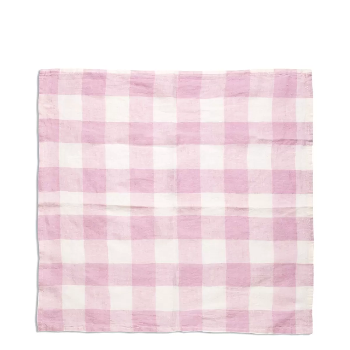 Lilac and White Check Napkin>Daylesford Organic New