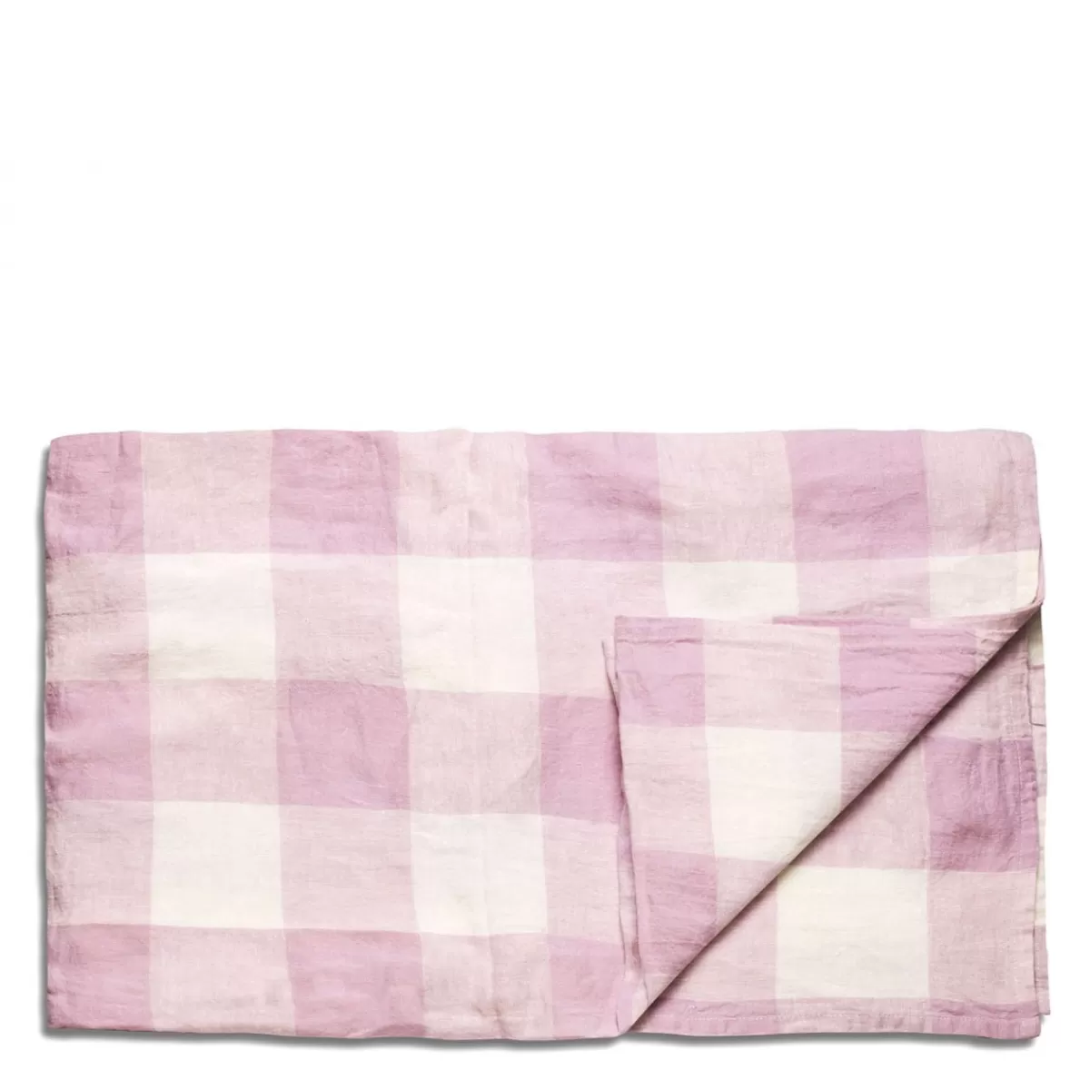 Lilac and White Check Tablecloth>Daylesford Organic Hot