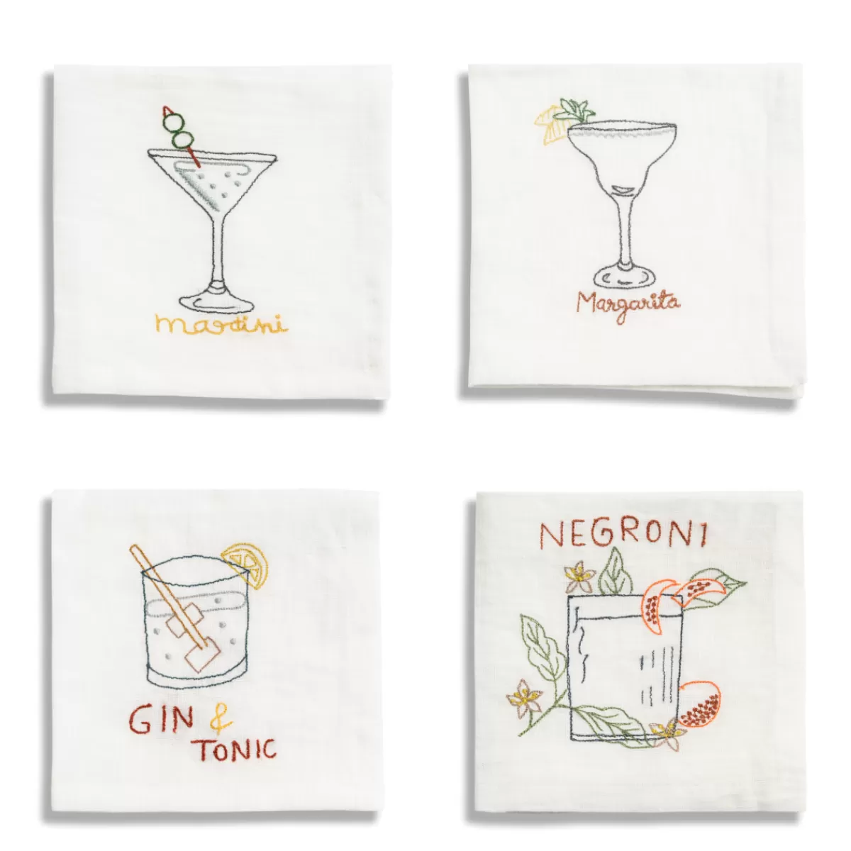 Linen Cocktail Napkin Set>Daylesford Organic Clearance