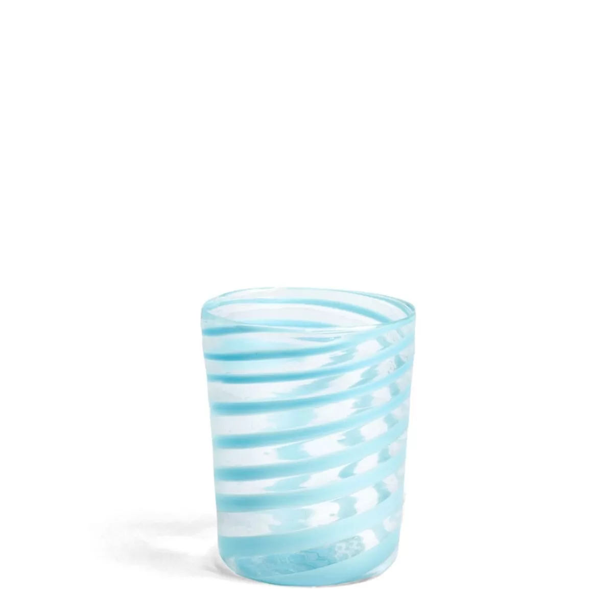 Murano Light Blue Spiral Stripe Glass>Daylesford Organic Store