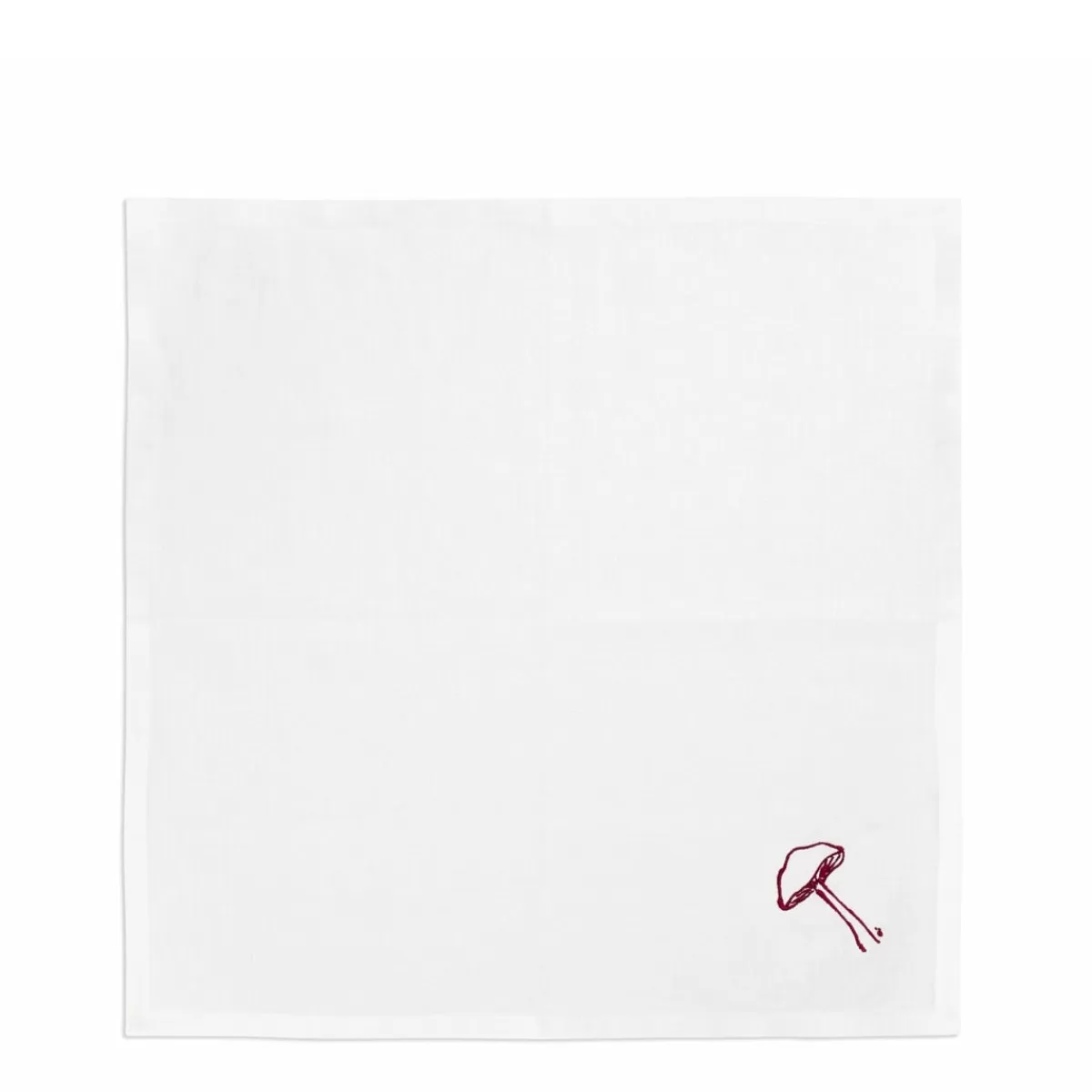 Mushroom Napkin Parasol Claret>Daylesford Organic Cheap