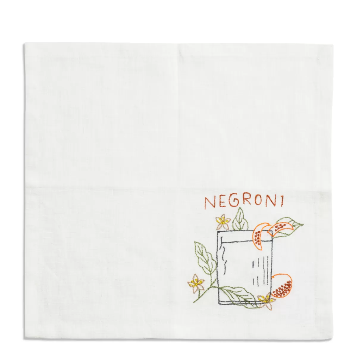 Negroni Cocktail Napkin>Daylesford Organic Best