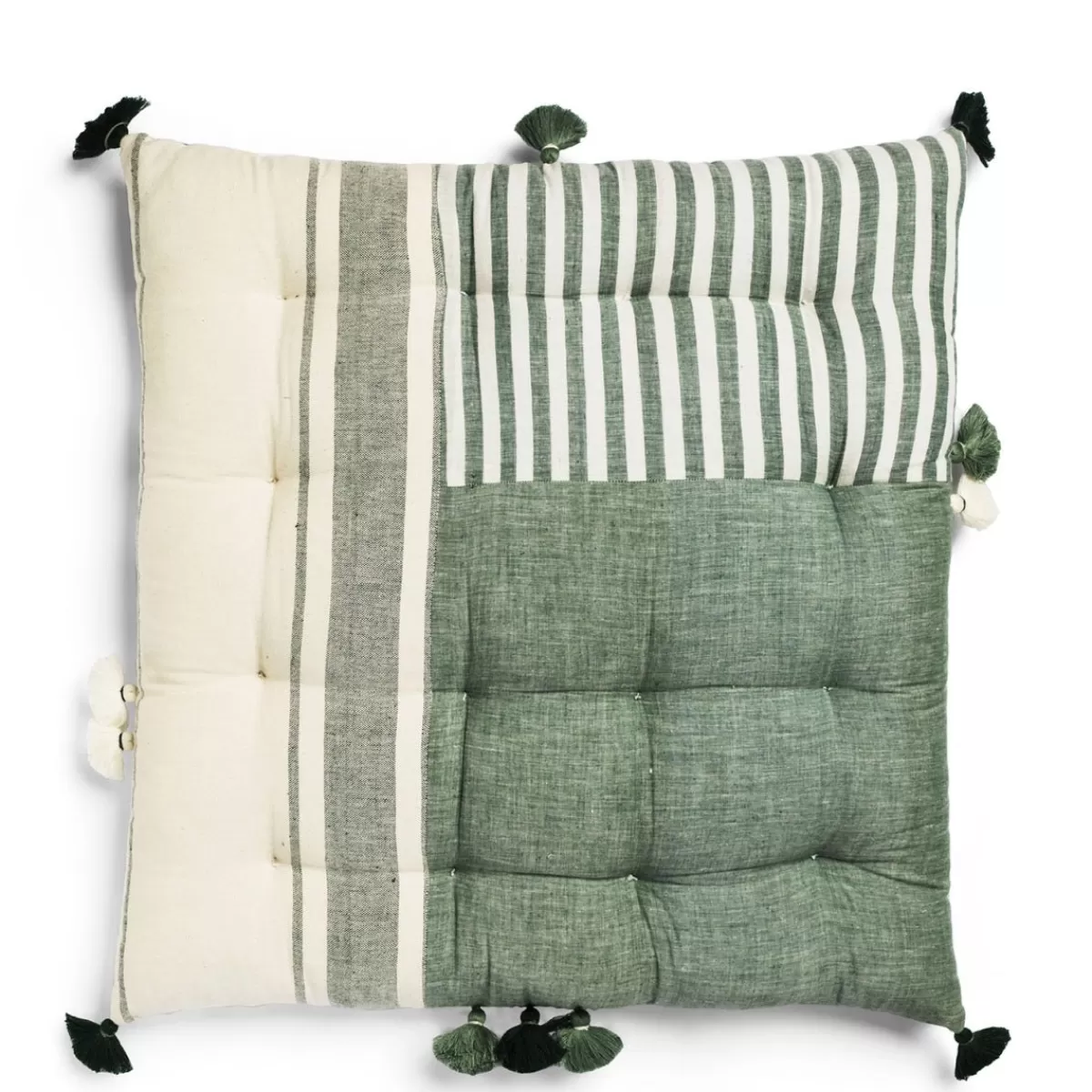 Nila Dhaba Green Cushion>Daylesford Organic Flash Sale