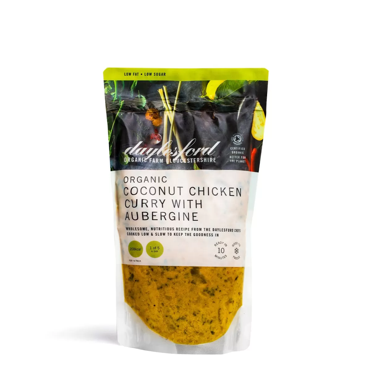 Organic Coconut Chicken Curry with Aubergine>Daylesford Organic Flash Sale