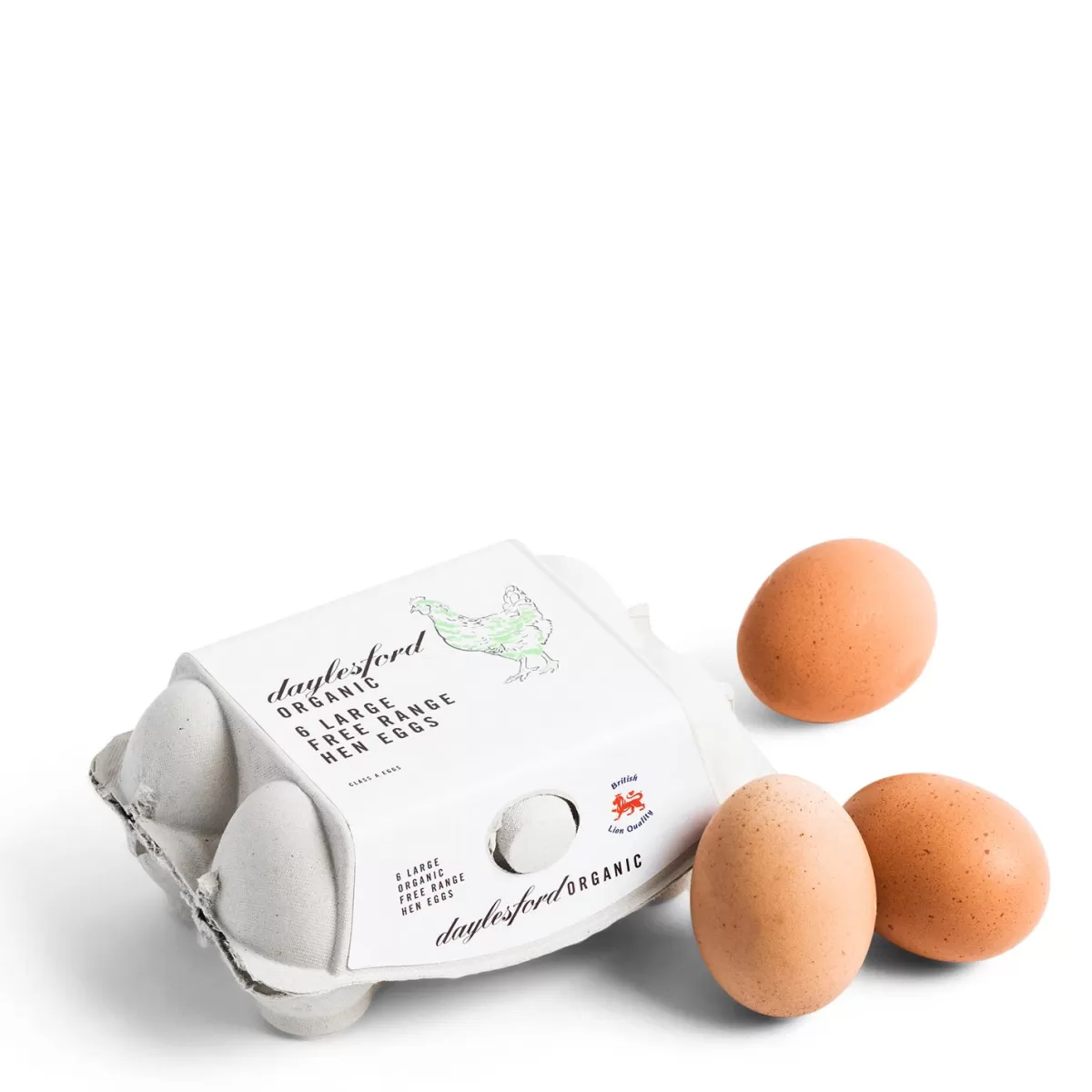 Organic Cotswold Brown Eggs 6 Pack>Daylesford Organic Clearance