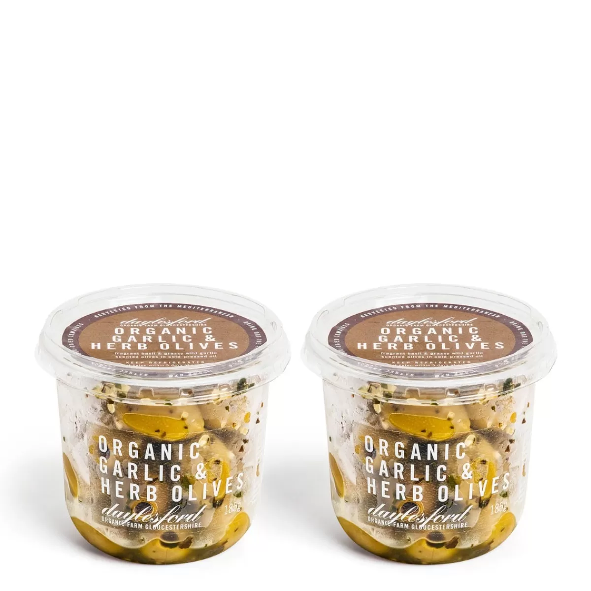 Organic Garlic & Herb Olives x2>Daylesford Organic Fashion