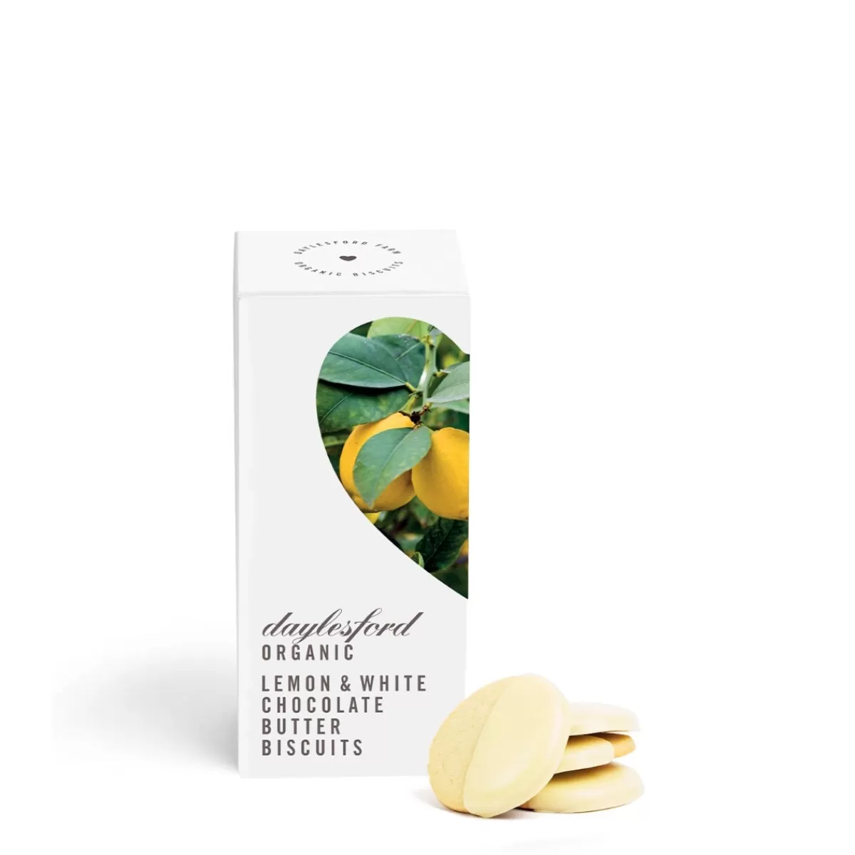 Organic White Chocolate Lemon Butter Biscuits>Daylesford Organic Cheap