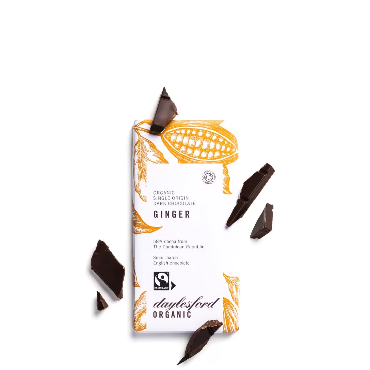 Single Origin Dark Chocolate Ginger Bar>Daylesford Organic Sale