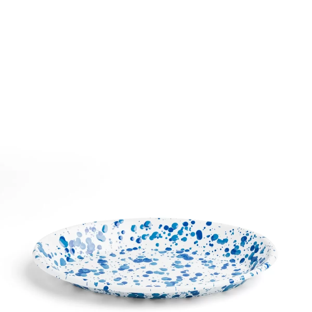 Splatter Oval Dish Blue Enamel>Daylesford Organic Hot