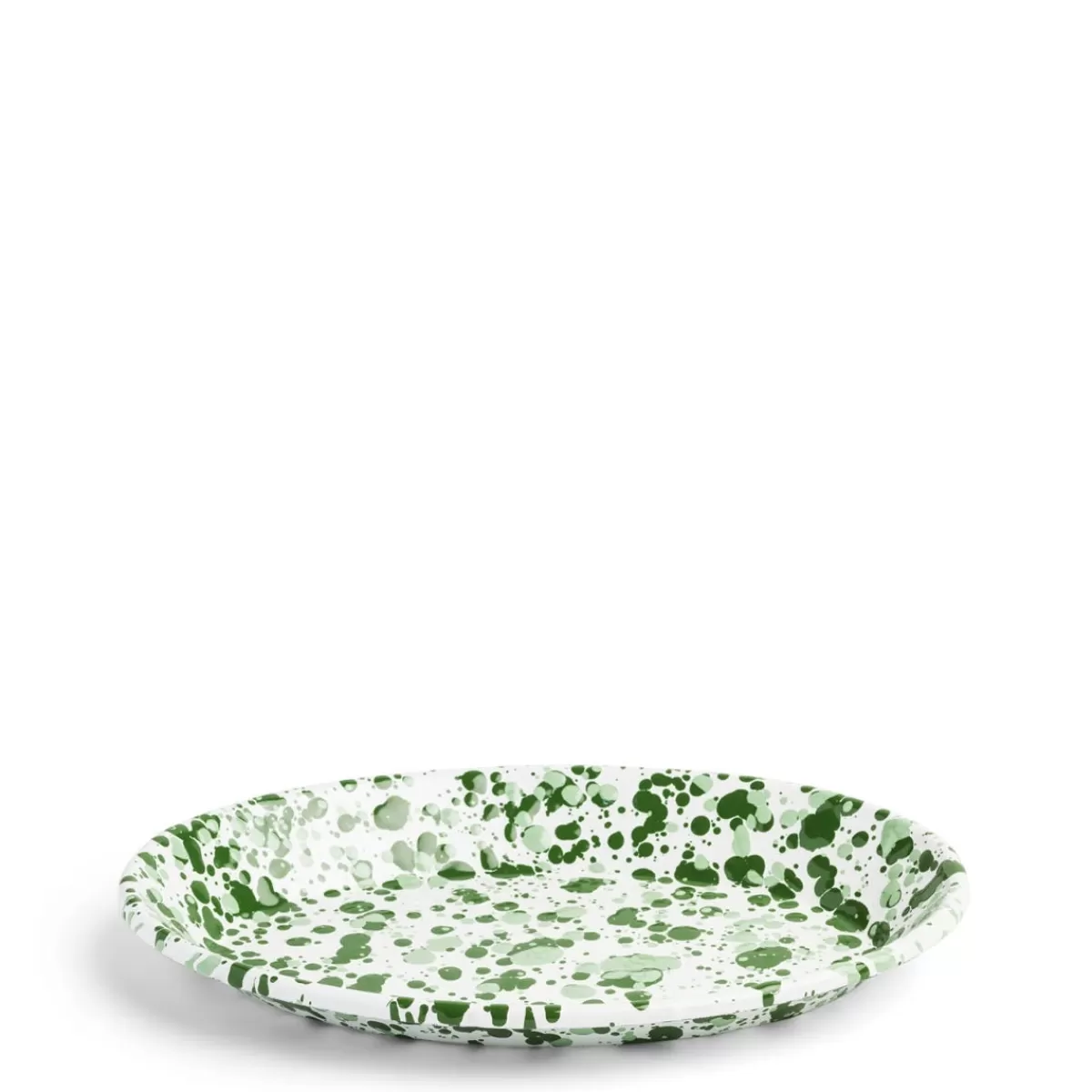 Splatter Oval Dish Green Enamel>Daylesford Organic New