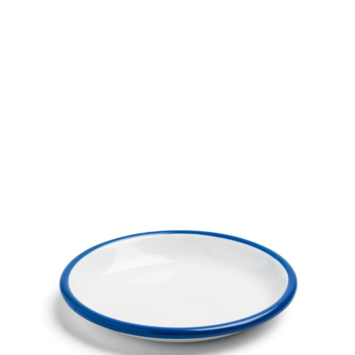 White & Blue Enamel Plate Small>Daylesford Organic Cheap