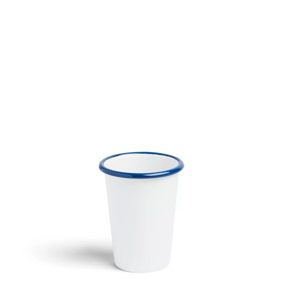 White & Blue Enamel Tumbler Small>Daylesford Organic Outlet