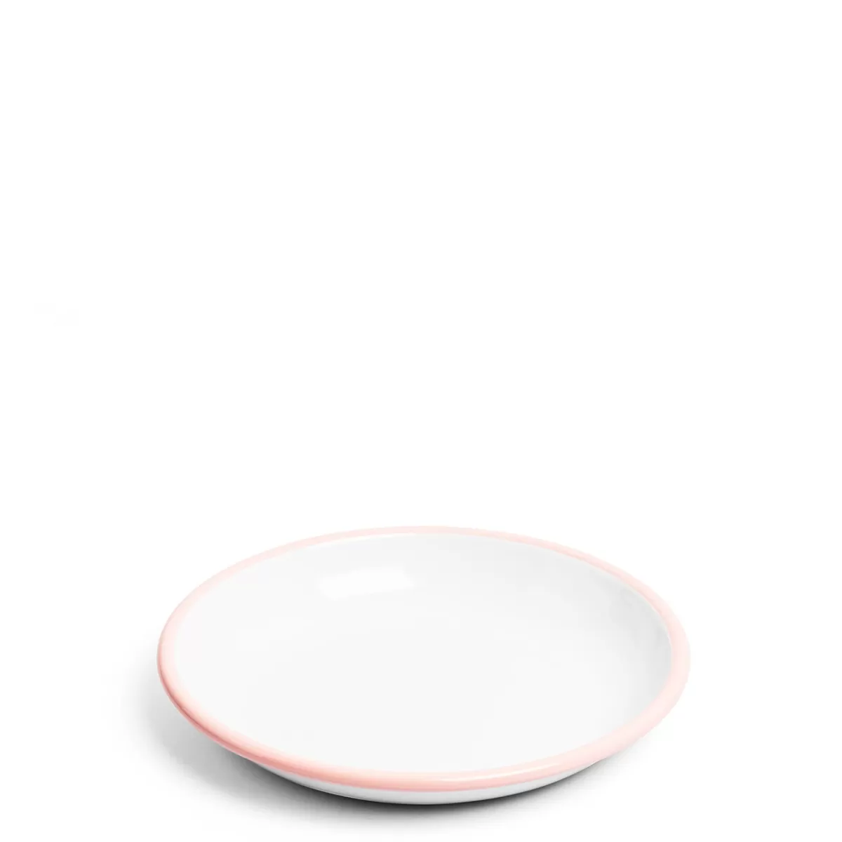 White & Pink Enamel Bowl>Daylesford Organic New