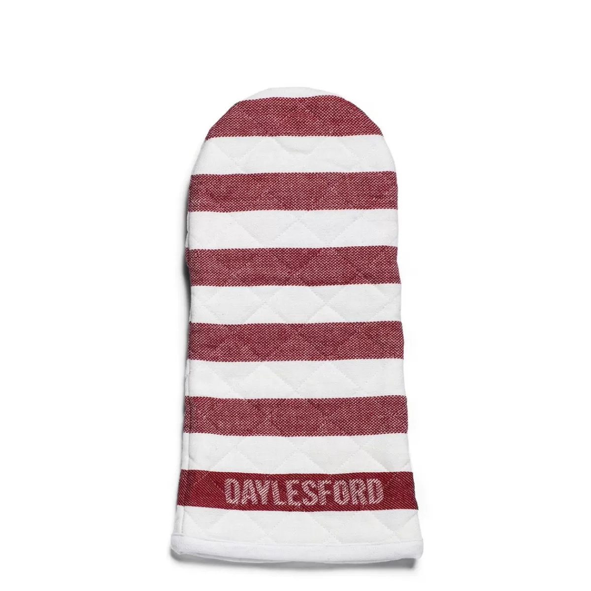 White & Red Stripe Oven Glove>Daylesford Organic Sale