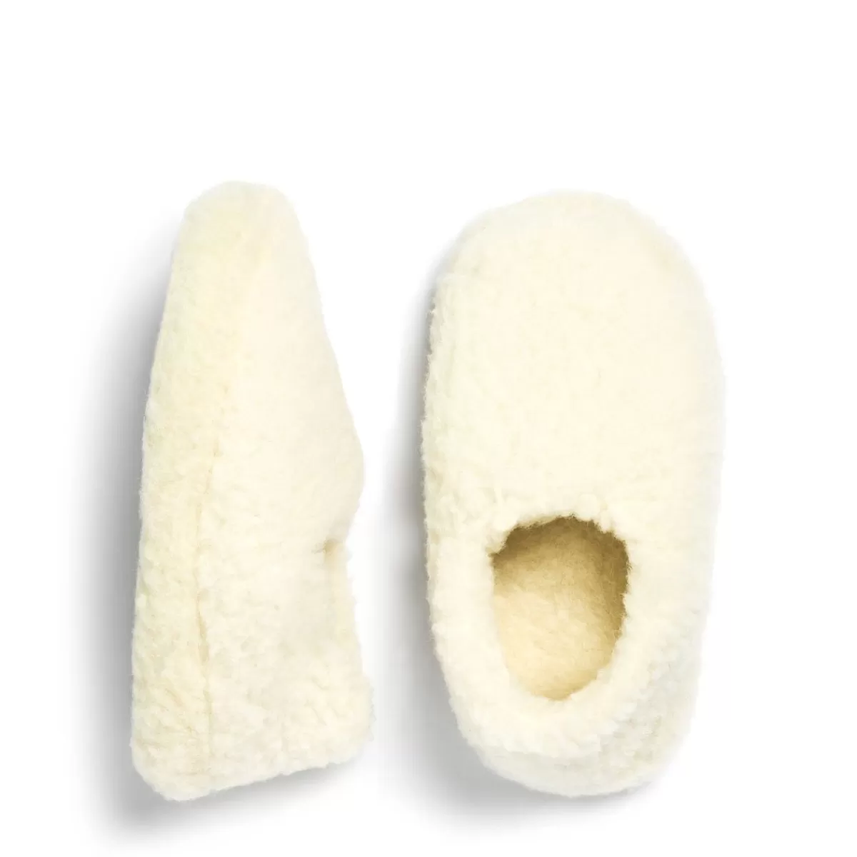 Wool Slippers Natural>Daylesford Organic Fashion