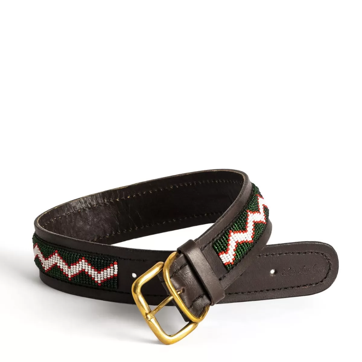 ZigZag Dog Collar Red>Daylesford Organic Hot